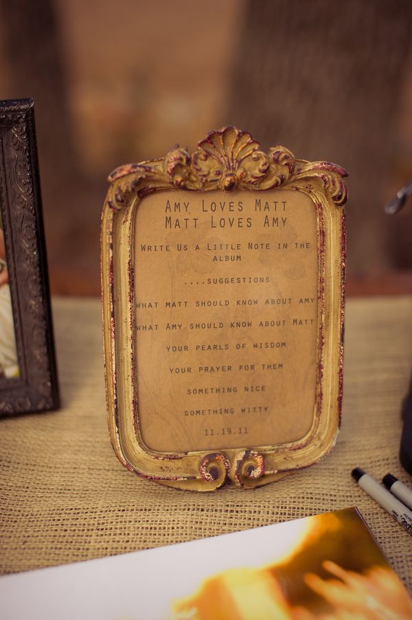 Vintage Wedding Sign