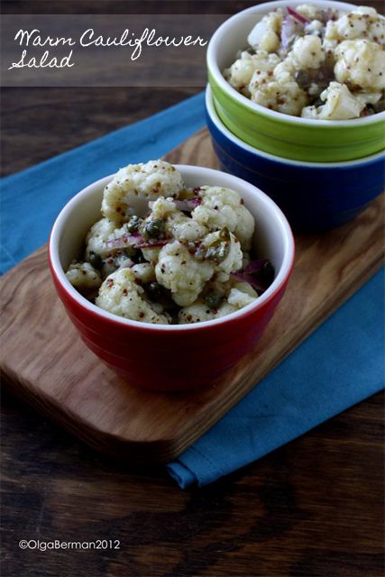 Warm Cauliflower Salad