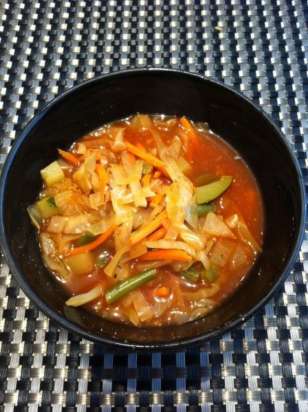 Weight Watchers 0 point cabbage soup