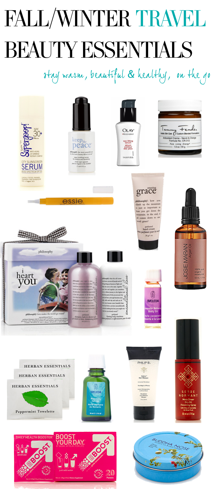 Your go-to beauty products for your holiday travels and cold weather