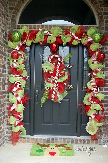 awesome christmas front door