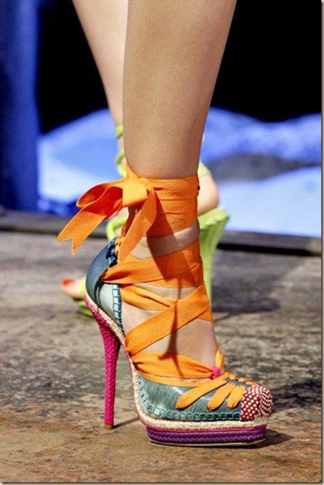 colorful heels