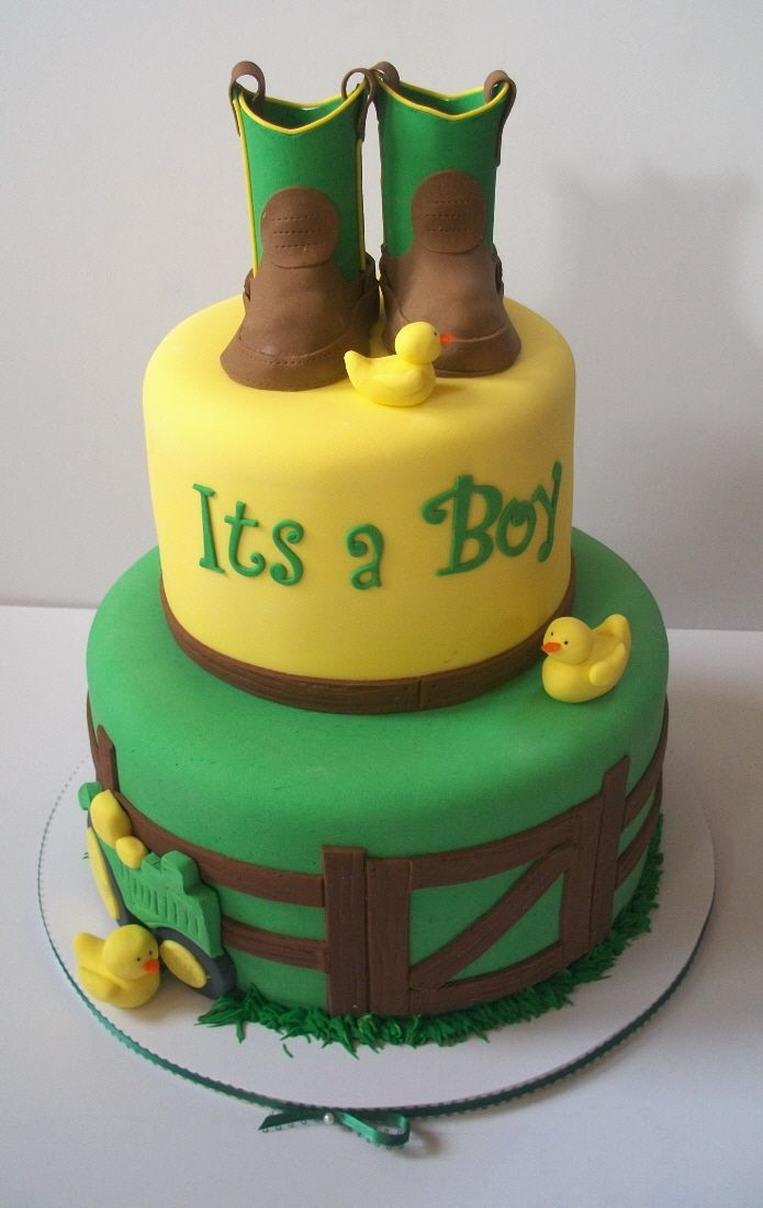 cute baby boy shower cake