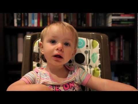 dad interrogates his baby girl about who her favorite parent is… LOVE IT