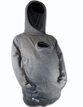 hahaha A hoodie for you and baby and no worries about the blanket not covering t