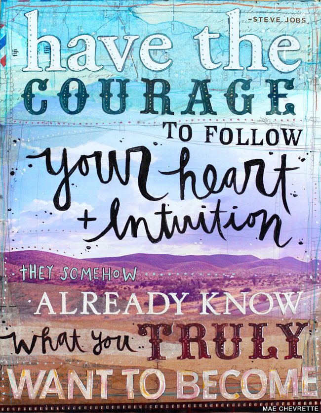 heart & intuition print