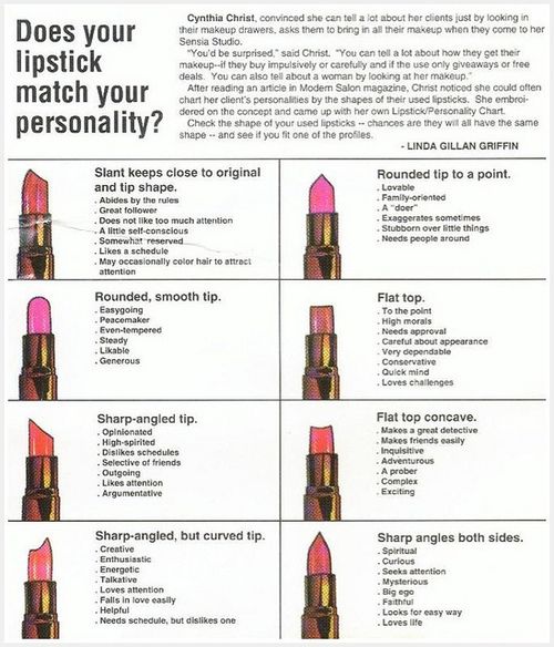 #lipstick personality