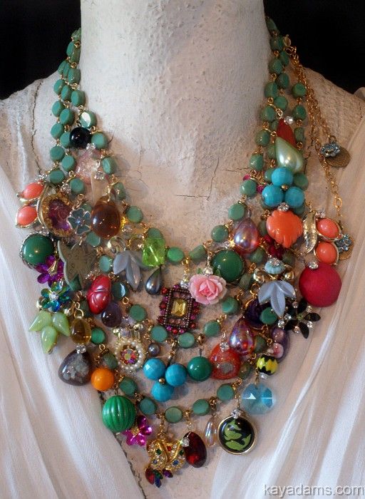 love this chunky necklace by Kay Adams