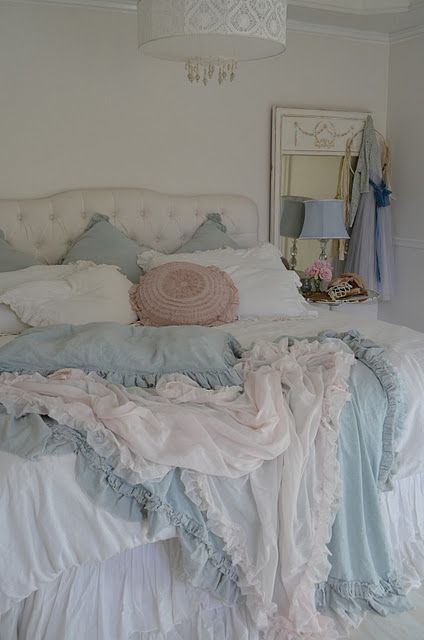 soft restful monochromatic serene lovely french tousled casual yummy shabby chic