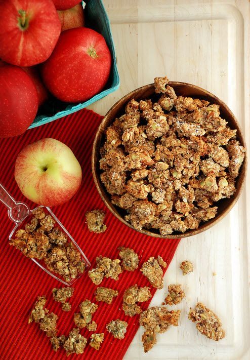 Apple Pie Paleo Granola : Multiply Delicious- The Food #paleo (use honey for SCD