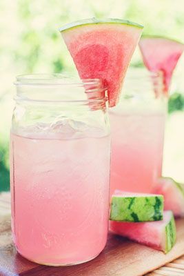 Blend chilled watermellon with coconut water, fresh lime and mint.