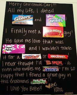 Candy Card for Valentine's Day!