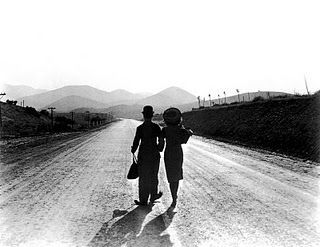 Charlie Chaplin and Paulette Goddard, Modern Times.