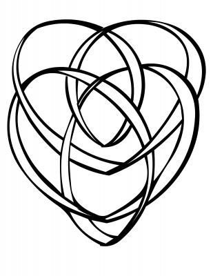 I have a version of this motherhood knot as a tattoo.  I thought it was fitting