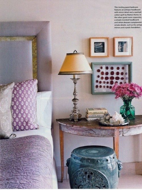 Lavender bedroom decor