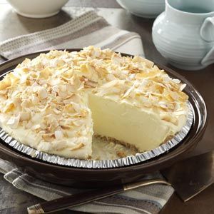 No-Cook Coconut Pie Recipe from Taste of Home — shared by Jeanette Fuehring of