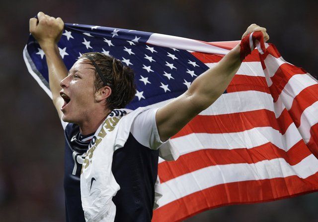Olympic 2012 Gold Medal Women's Soccer, Abby Wambach
