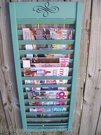 Shutter Magazine rack