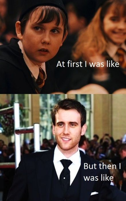 and then the day came when neville was the hottest wizard of them all.