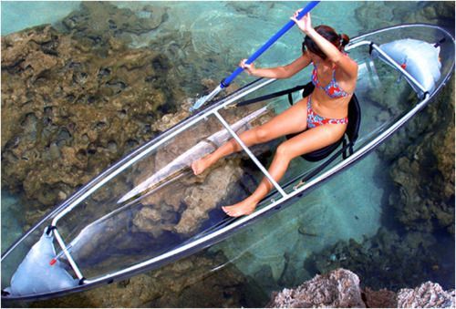 clearn bottom kayak!