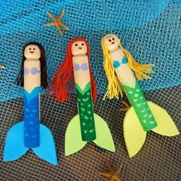 cute mermaid craft