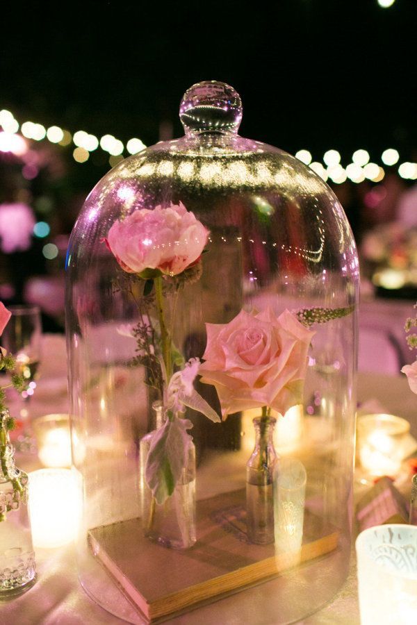 Beauty and the Beast centerpieces. LOVE THIS IDEA!