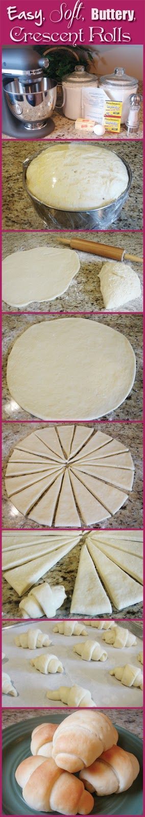 Best Crescent Rolls Ever Recipe ~ absolute BEST…  Not only is the recipe easy,