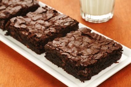 Brownies…and they are made with zucchini, bananas and applesauce :) Vegan