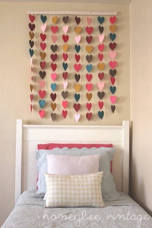 Check out "DIY Paper Heart Wall Art" Decalz @Lockerz.com ( sweet littl