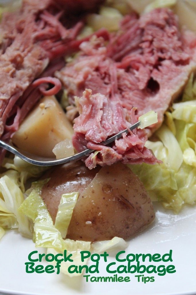 Crock Pot Corned Beef and Cabbage  Perfect for St. Patrick's Day