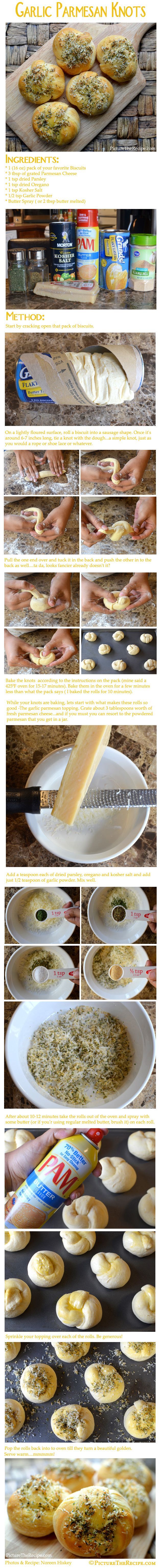 Garlic Parmesan Knots