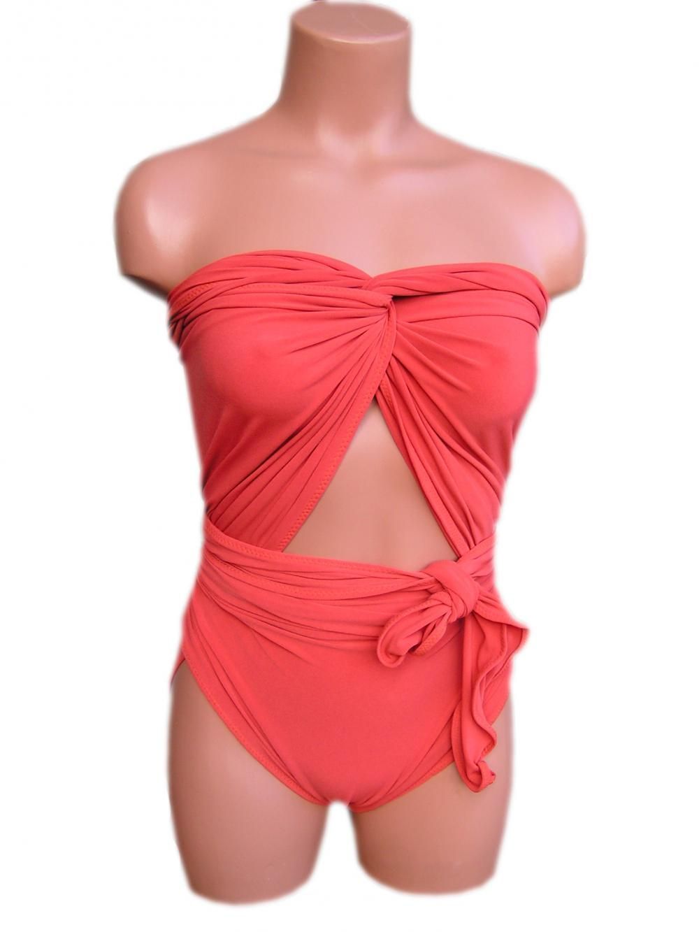 Gorgeous, slimming wrap around bathing suit.