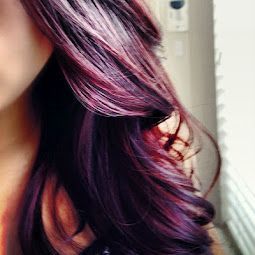 Hair Color Burgundy + Plum