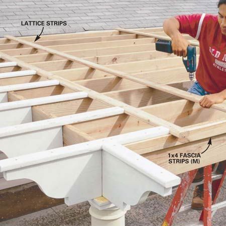 How to Build a Pergola – Step by Step | The Family Handyman.