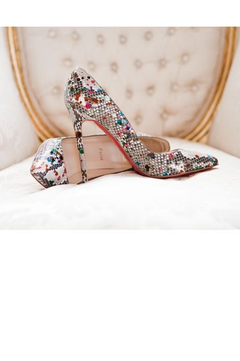Let your toes do the talking with these wild pumps! #wedding #shoes