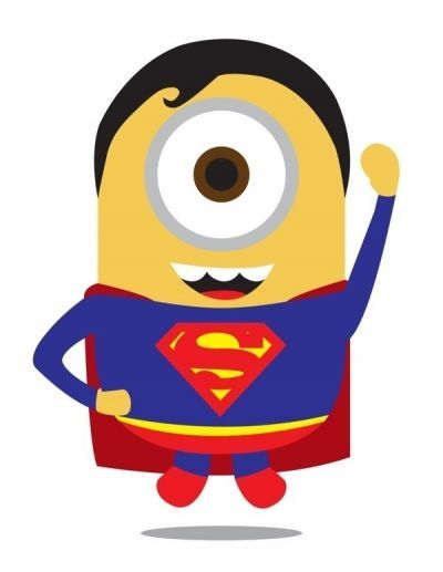 Minions as superheroes by illustrator Kevin Magic Lam