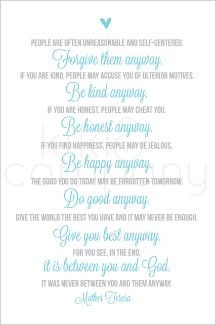 Mother Teresa quote printable