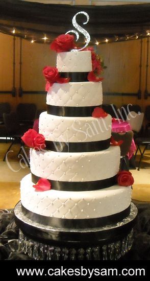 RWB wedding cakes