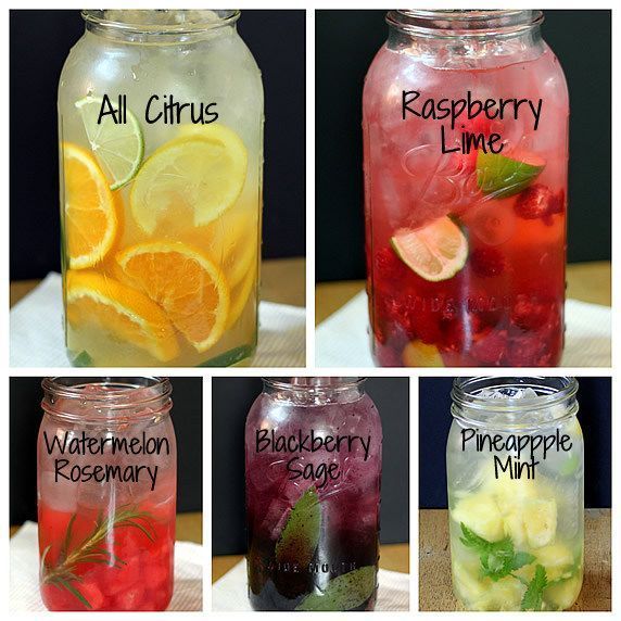 Refreshing Flavored Water Recipes…..better for you than soda.