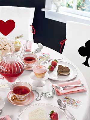Suit Up Your Seats-Alice in Wonderland Theme Tea Party