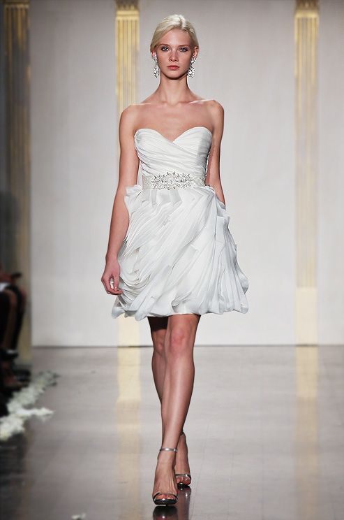 Tara Keely short wedding dress, Spring 2012