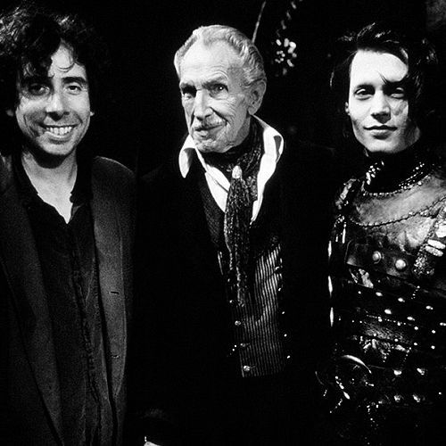 Tim Burton, Vincent Price, Johnny Depp