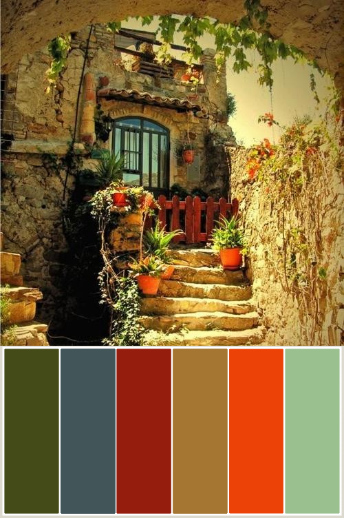 Tuscan tones when we redo the living room.