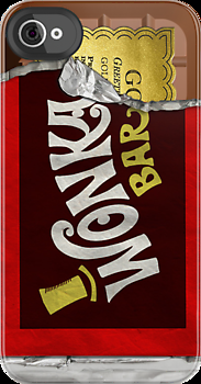 Wonka Bar phone cover