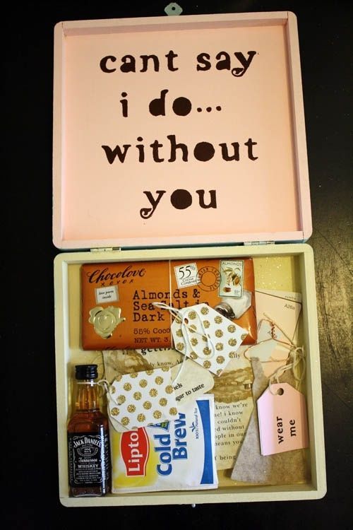 bridesmaid gift box by TinyCarmen