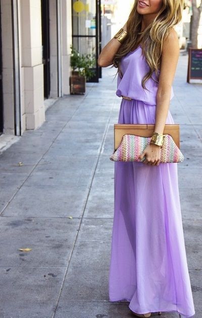 lilac maxi