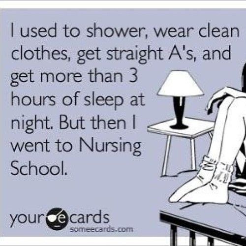 nursing school….