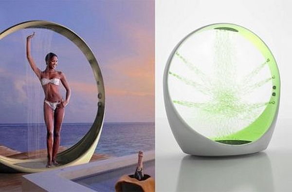 portable Loop shower system