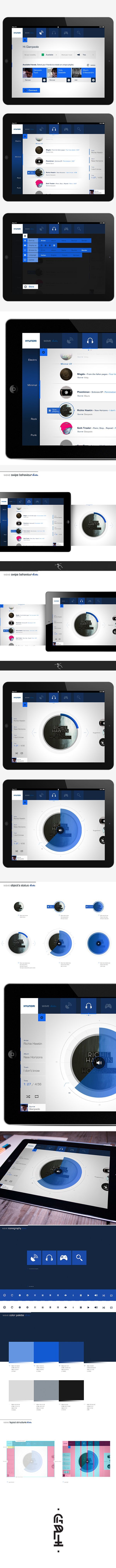 wave ||||  iPad application by Gianpaolo Tucci