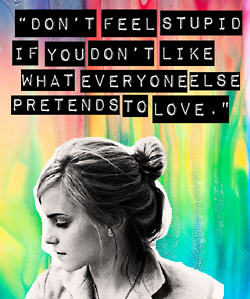Advice from Emma Watson
